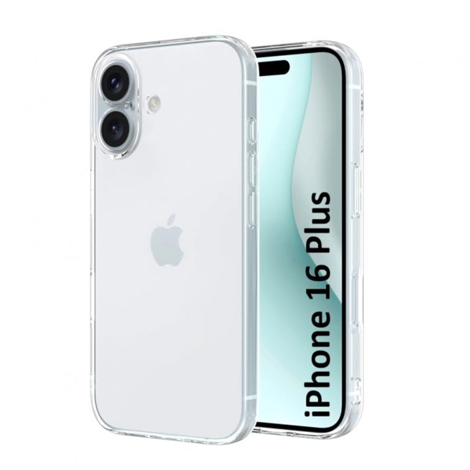 Transparent Hard Case For IPhone 16 Case (1 Pc) Transparent Hard Case For IPhone 16 Case (1 Pc)